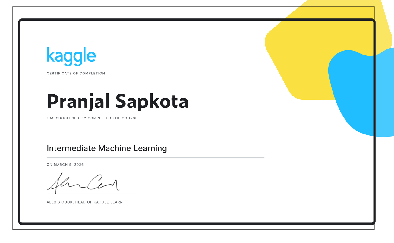Intermediate Machine Learning
